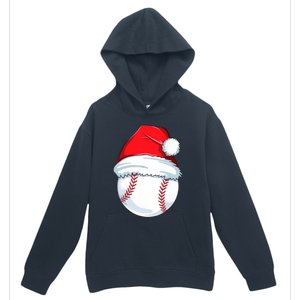 Christmas Baseball For Kids Men Ball Santa Pajama Urban Pullover Hoodie