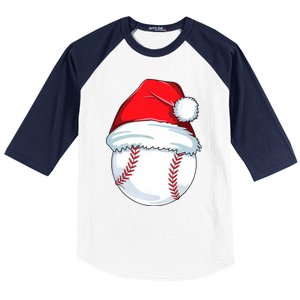 Christmas Baseball For Kids Men Ball Santa Pajama Baseball Sleeve Shirt