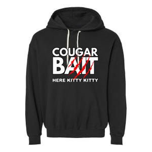 Cougar Bait Funny Halloween Costume Older Woman Younger Man Garment-Dyed Fleece Hoodie