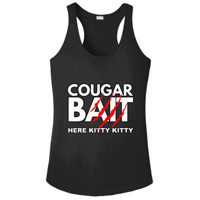 Cougar Bait Funny Halloween Costume Older Woman Younger Man Ladies PosiCharge Competitor Racerback Tank