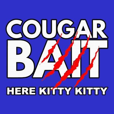Cougar Bait Funny Halloween Costume Older Woman Younger Man T-Shirt
