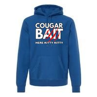 Cougar Bait Funny Halloween Costume Older Woman Younger Man Premium Hoodie