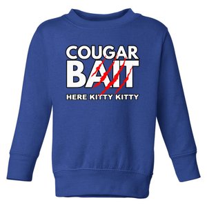 Cougar Bait Funny Halloween Costume Older Woman Younger Man Toddler Sweatshirt