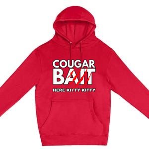 Cougar Bait Funny Halloween Costume Older Woman Younger Man Premium Pullover Hoodie