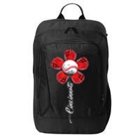 Cincinnati Baseball Flower Vintage Baseball Fans City Backpack