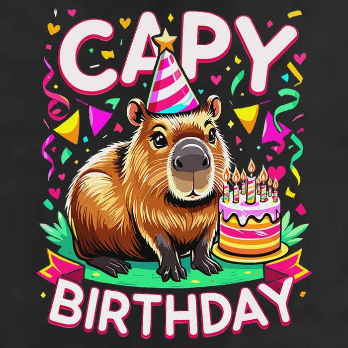 Capy Birthday Funny Capybara Birthday Cool Comfort Performance Bucket Hat