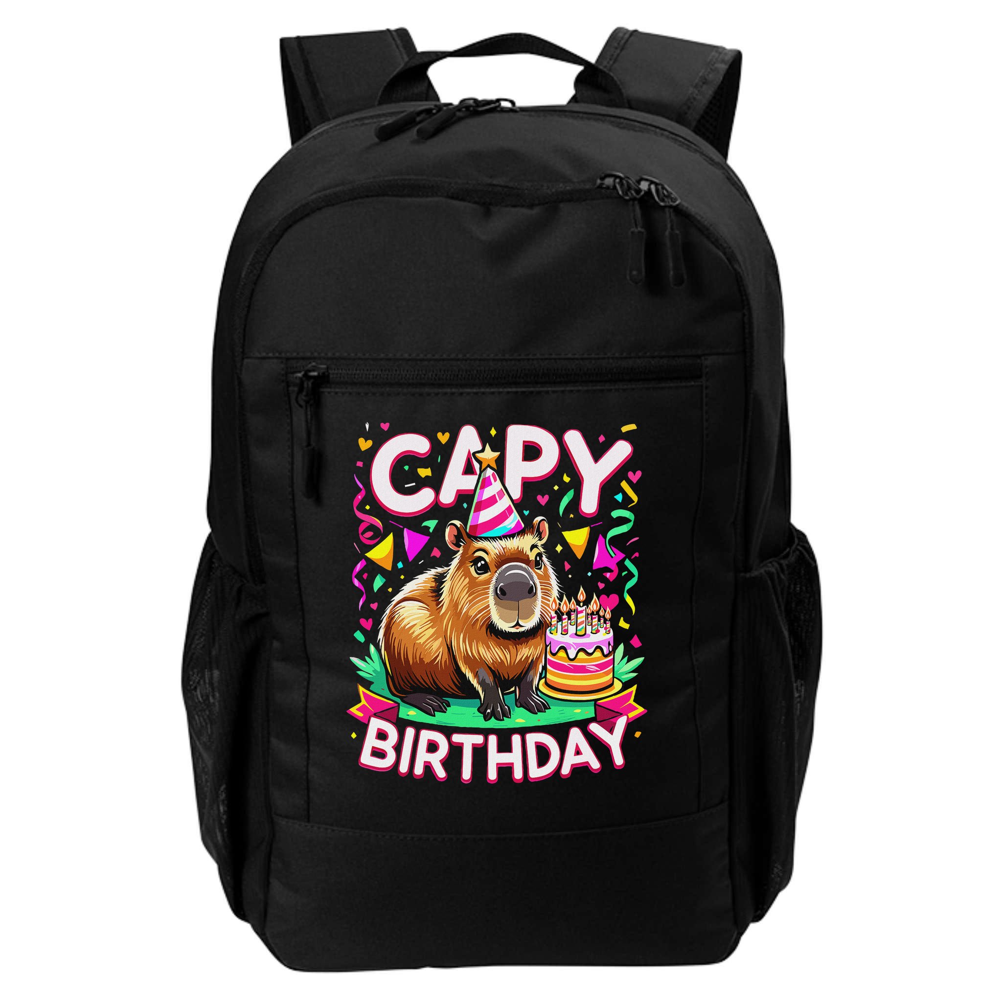Capy Birthday Funny Capybara Birthday Backpack