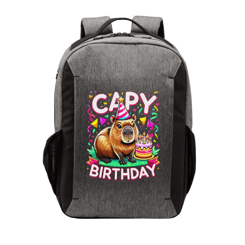 Capy Birthday Funny Capybara Birthday Vector Backpack