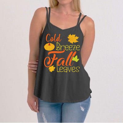 Cold Breeze Fall Leaves Women's Strappy Tank