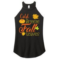 Cold Breeze Fall Leaves Women's Perfect Tri Rocker Tank