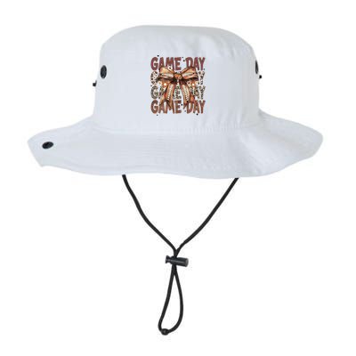 Coquette Bow Floral Football Season Legacy Cool Fit Booney Bucket Hat