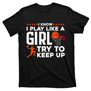 Cool Basketball For Girl Women College Basketball Team Coach T-Shirt