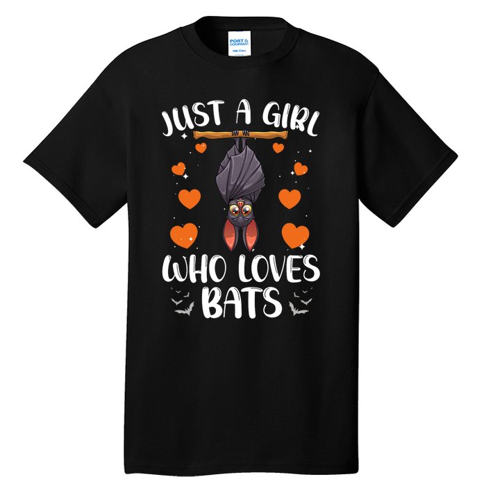 Cool Bat For Women Girls Fruit Bat Lovers Animal Halloween Tall T-Shirt