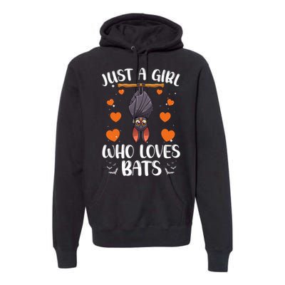 Cool Bat For Women Girls Fruit Bat Lovers Animal Halloween Premium Hoodie