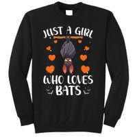 Cool Bat For Women Girls Fruit Bat Lovers Animal Halloween Tall Sweatshirt