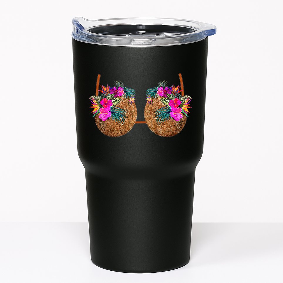Coconut Bra Funny Bra Bra Tumbler