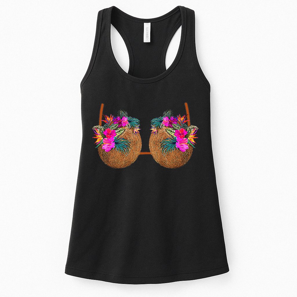 Coconut Bra Funny Bra Bra Womens Tank Top