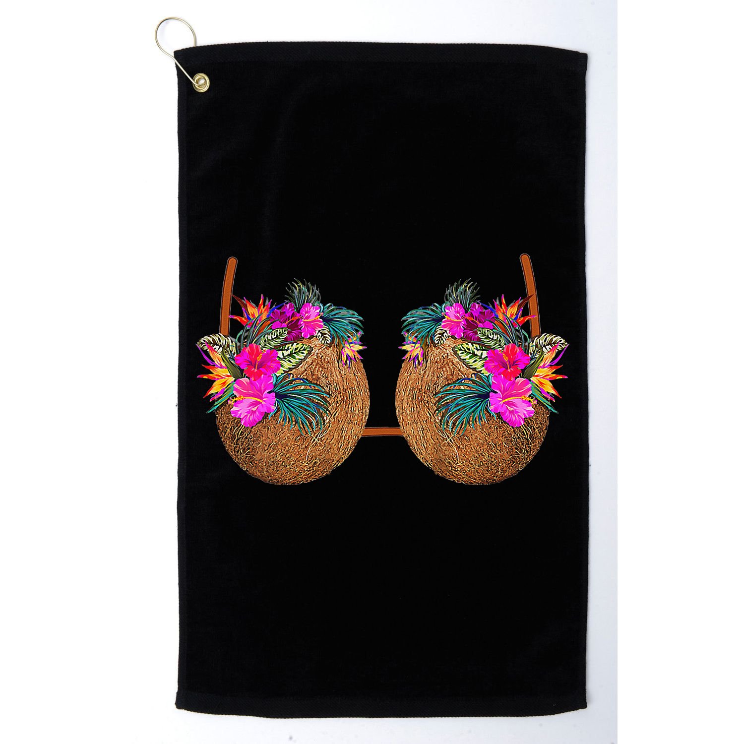 Coconut Bra Funny Bra Bra Golf Towel