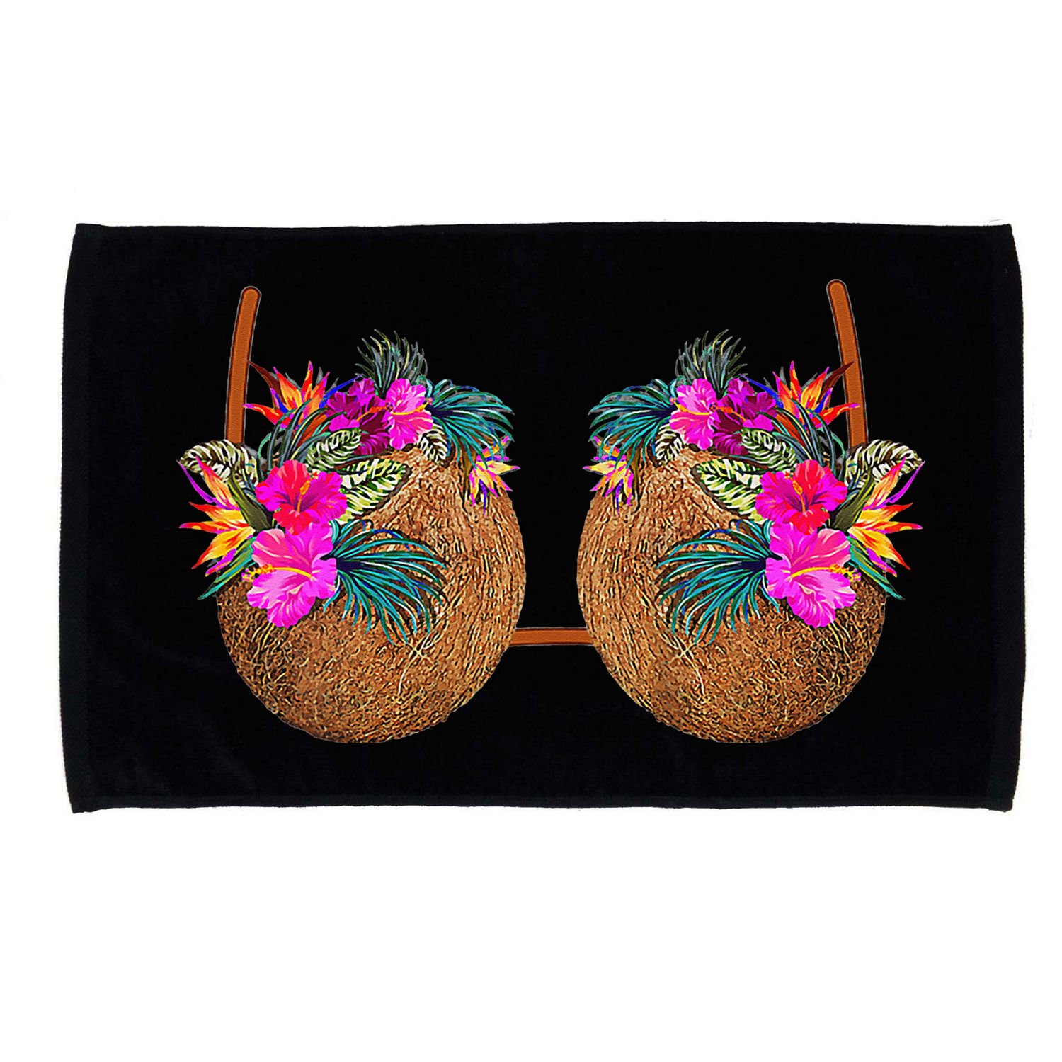 Coconut Bra Funny Bra Bra Microfiber Hand Towel