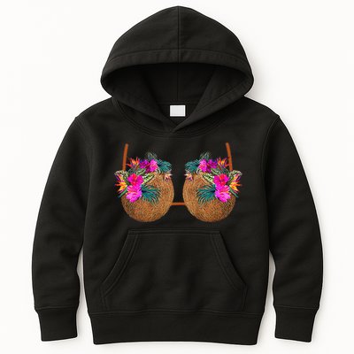 Coconut Bra Funny Bra Bra Kids Hoodie