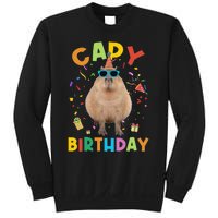 Capy Birthday Funny Capybara Animals Birthday Sweatshirt