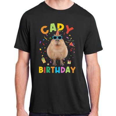 Capy Birthday Funny Capybara Animals Birthday Adult ChromaSoft Performance T-Shirt