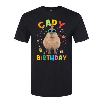 Capy Birthday Funny Capybara Animals Birthday Softstyle CVC T-Shirt