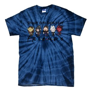 Chibi Baldur Gate 3 Friends Adventure Cute Game Lover Gamer Tie-Dye T-Shirt