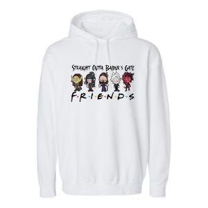 Chibi Baldur Gate 3 Friends Adventure Cute Game Lover Gamer Garment-Dyed Fleece Hoodie