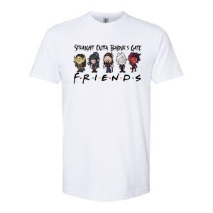 Chibi Baldur Gate 3 Friends Adventure Cute Game Lover Gamer Softstyle CVC T-Shirt