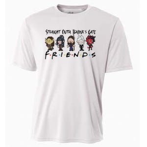 Chibi Baldur Gate 3 Friends Adventure Cute Game Lover Gamer Cooling Performance Crew T-Shirt