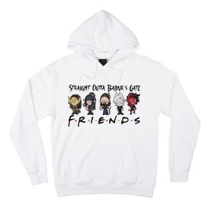 Chibi Baldur Gate 3 Friends Adventure Cute Game Lover Gamer Hoodie