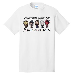 Chibi Baldur Gate 3 Friends Adventure Cute Game Lover Gamer Tall T-Shirt