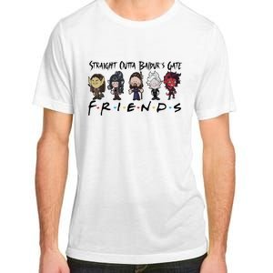 Chibi Baldur Gate 3 Friends Adventure Cute Game Lover Gamer Adult ChromaSoft Performance T-Shirt