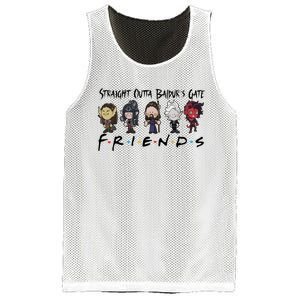 Chibi Baldur Gate 3 Friends Adventure Cute Game Lover Gamer Mesh Reversible Basketball Jersey Tank