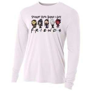 Chibi Baldur Gate 3 Friends Adventure Cute Game Lover Gamer Cooling Performance Long Sleeve Crew