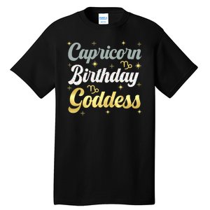 Capricorn Birthday Goddess Capricorn Women Astrology Zodiac Tall T-Shirt