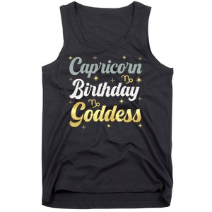 Capricorn Birthday Goddess Capricorn Women Astrology Zodiac Tank Top