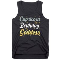 Capricorn Birthday Goddess Capricorn Women Astrology Zodiac Tank Top