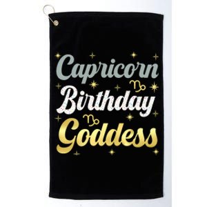 Capricorn Birthday Goddess Capricorn Women Astrology Zodiac Platinum Collection Golf Towel