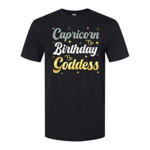 Capricorn Birthday Goddess Capricorn Women Astrology Zodiac Softstyle CVC T-Shirt