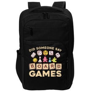 Cool Board Games For Men Women Game Nerd Gamer Chess Lovers Impact Tech Backpack