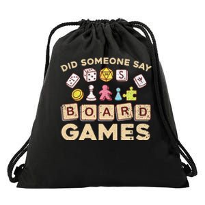 Cool Board Games For Men Women Game Nerd Gamer Chess Lovers Drawstring Bag