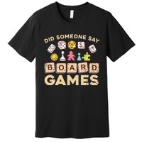 Cool Board Games For Men Women Game Nerd Gamer Chess Lovers Premium T-Shirt