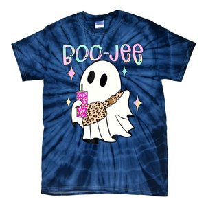 Cute Boo Ghost Spooky Funny Halloween Costume Boujee Boo Jee Tie-Dye T-Shirt