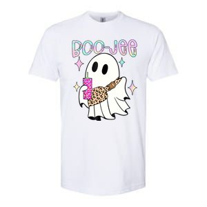 Cute Boo Ghost Spooky Funny Halloween Costume Boujee Boo Jee Softstyle CVC T-Shirt