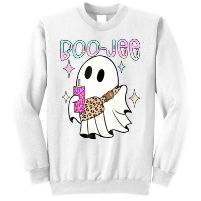 Cute Boo Ghost Spooky Funny Halloween Costume Boujee Boo Jee Sweatshirt