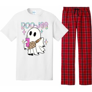 Cute Boo Ghost Spooky Funny Halloween Costume Boujee Boo Jee Pajama Set