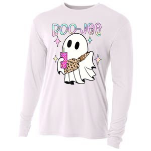 Cute Boo Ghost Spooky Funny Halloween Costume Boujee Boo Jee Cooling Performance Long Sleeve Crew