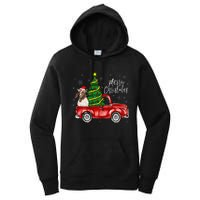 Cute Boer Goat Dog Truck Merry Christmas Goat Lover Xmas Women's Pullover Hoodie